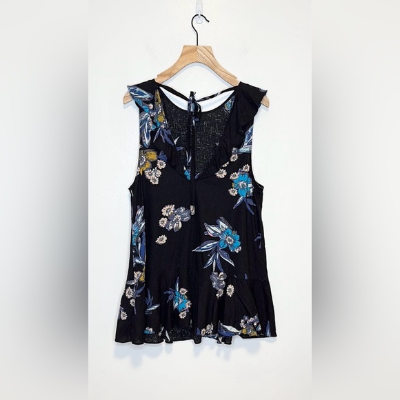 Free People Summer in Tulum Sleeveless Floral Printed Tunic , sz medium - Picture 5 of 10